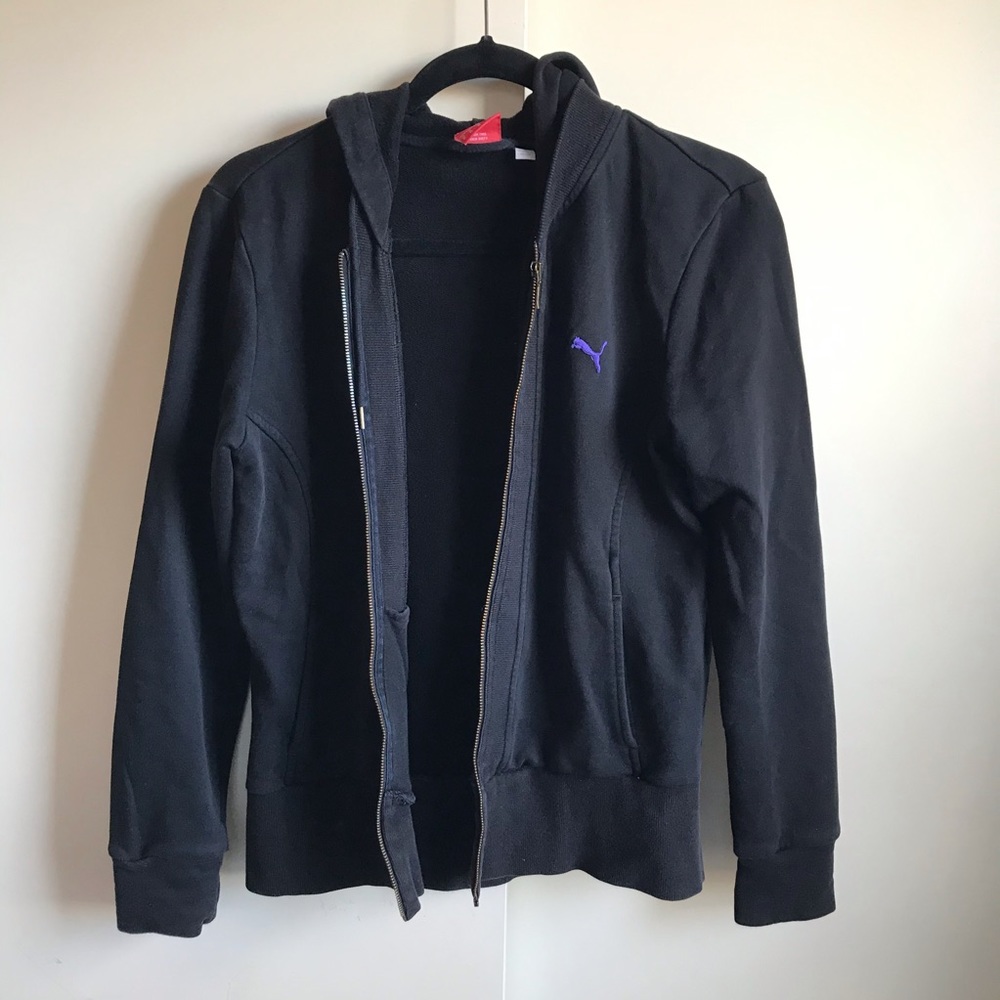 Black puma hoodie